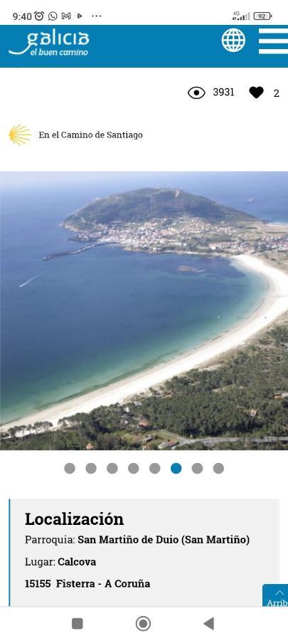 Piso Playa Langosteira Appartement Finisterre Buitenkant foto